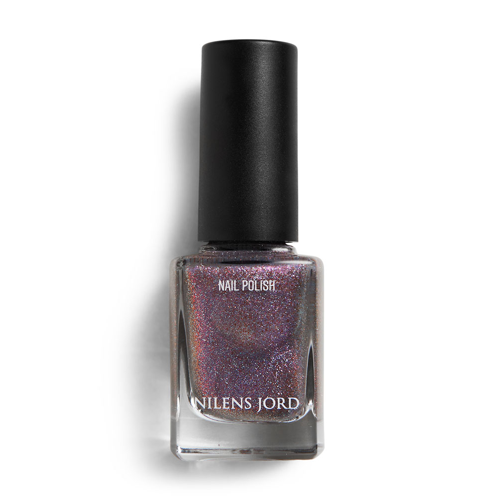 Nilens Jord Nägel Nail Polish Purple Glitter11 ml