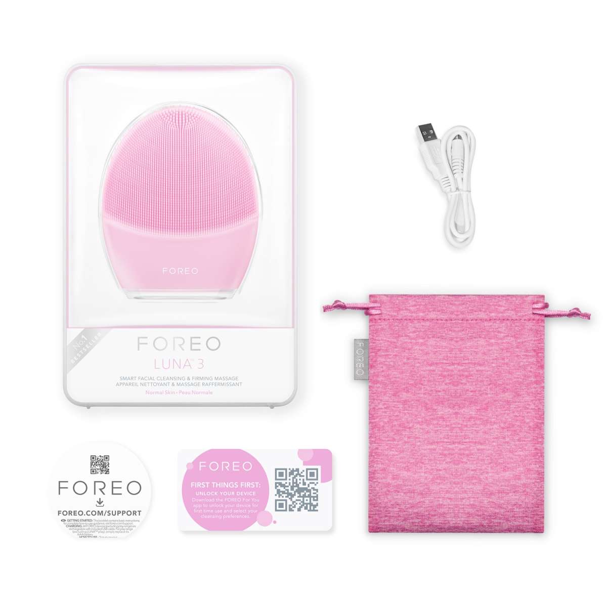 FOREO LUNA Go – Kompaktes Gesichtsreinigungsgerät Mit Anti-Aging, Wasserdicht, Für Unterwegs