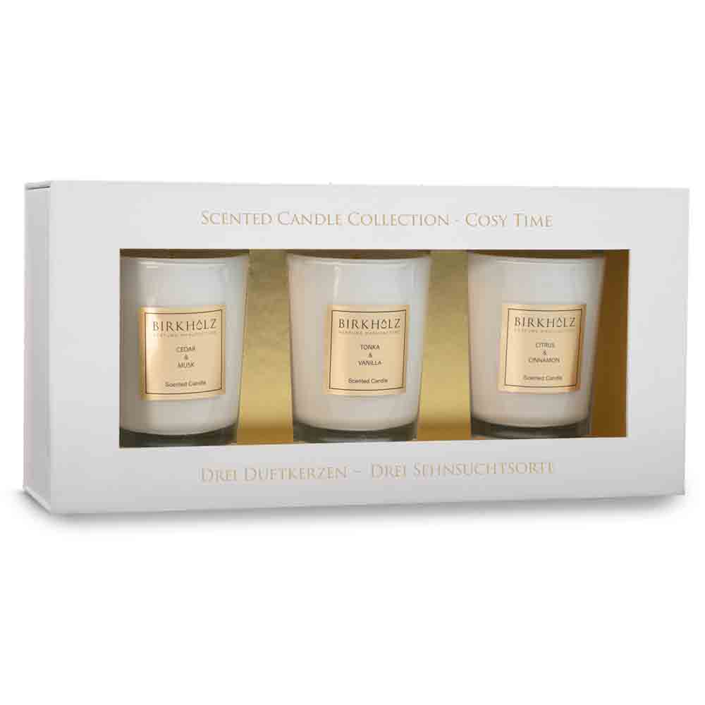 Birkholz Scented Candle Collection Mini Candle Set Cosy Time