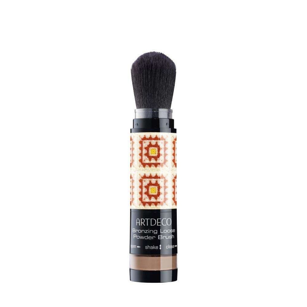 ARTDECO Face Powder Brush – Abgeschrägter Puderpinsel Für Präzisen Auftrag, Synthetische Haare