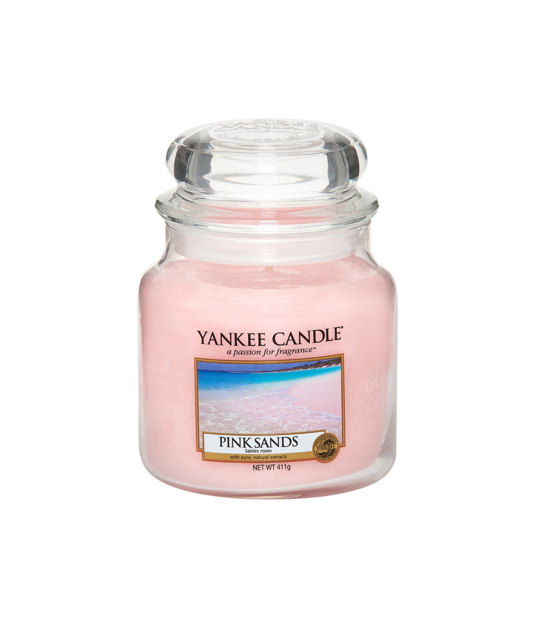 Yankee Candle Fresh Pink Sands Duftkerze 411 g