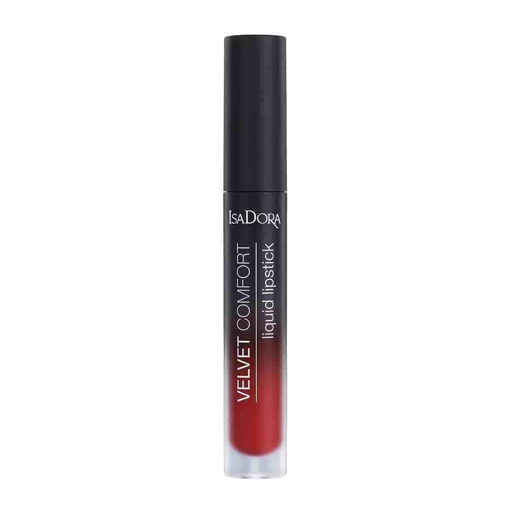 IsaDora Lippen Velvet Comfort Liquid Lipstick 4 ml Ravish Red