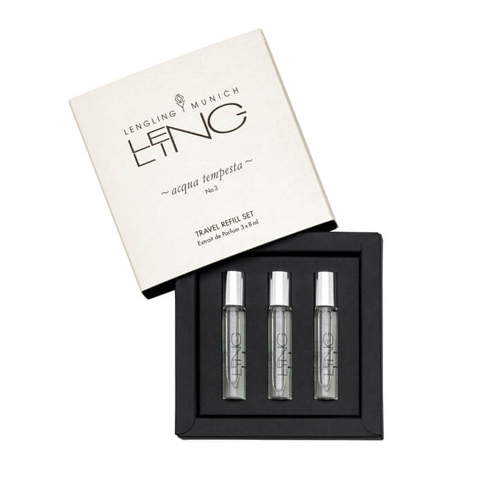 LENGLING MUNICH Sets & Geschenke No 3 Acqua Tempesta Travel Refill Set
