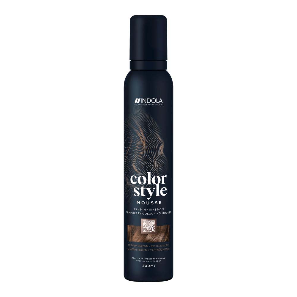 INDOLA Color Style Mousse Mittelbraun200 ml
