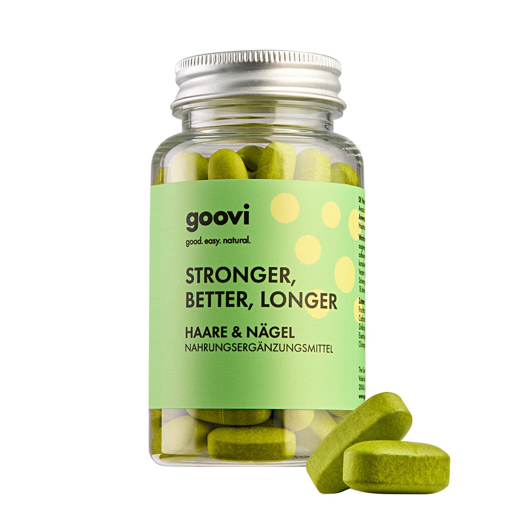 GOOVI Nahrungsergänzung STRONGER, BETTER, LONGER Nahrungsergänzung in Tablettenform 78 g