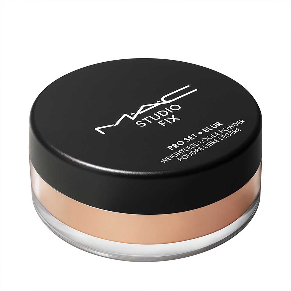 Mac Puder STUDIO FIX PRO SET + BLUR WEIGHTLESS LOOSE POWDER Medium Deep6,50 g