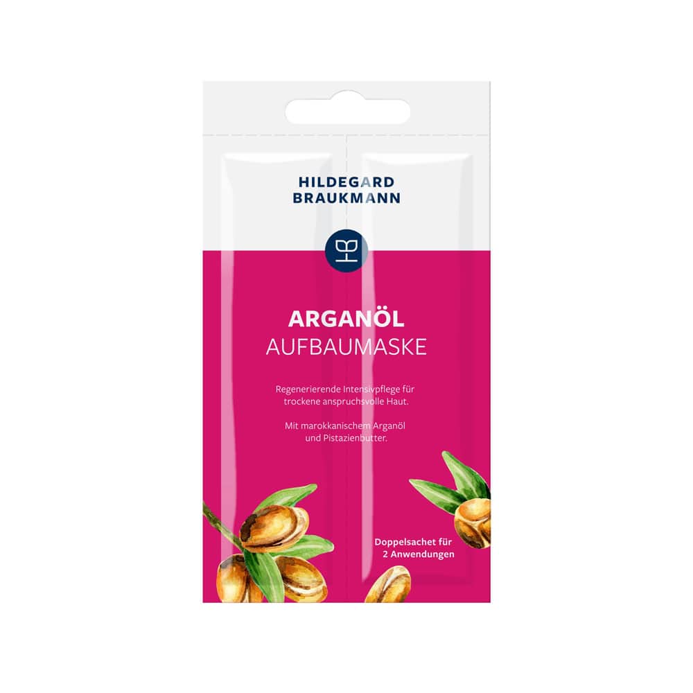 EVOLUDERM Pflegemaske Mit Arganöl – 150 Ml, 98% Natürliche Inhaltsstoffe, Vegan, Made In France