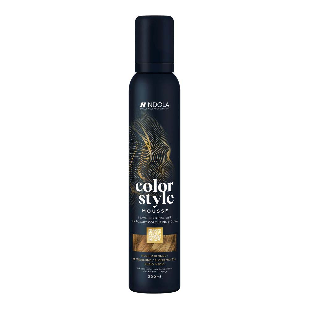 INDOLA Color Style Mousse Mittelblond200 ml