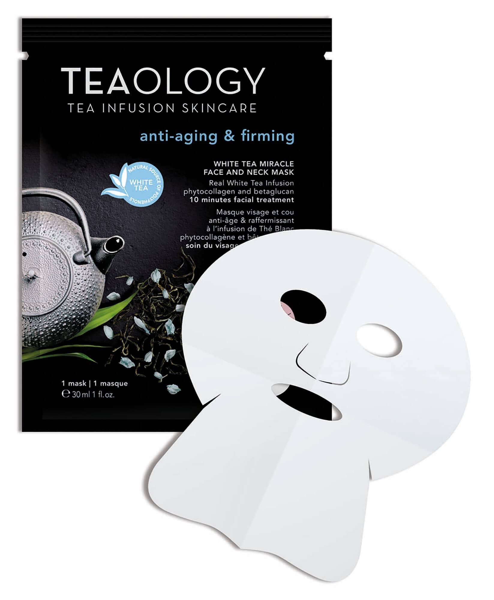 Teaology Masken White Tea Miracle Face and Neck Mask 