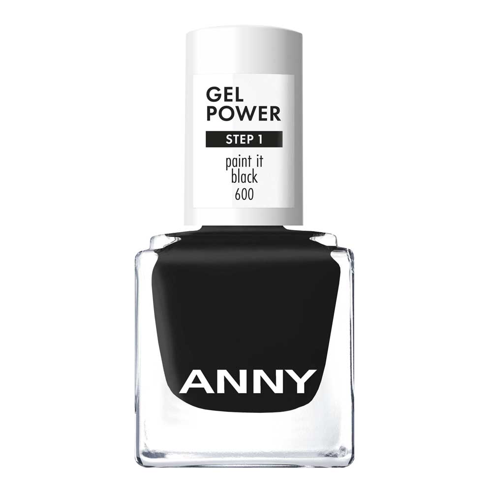 ANNY Gel Power Nail Polish Paint It Black8 ml