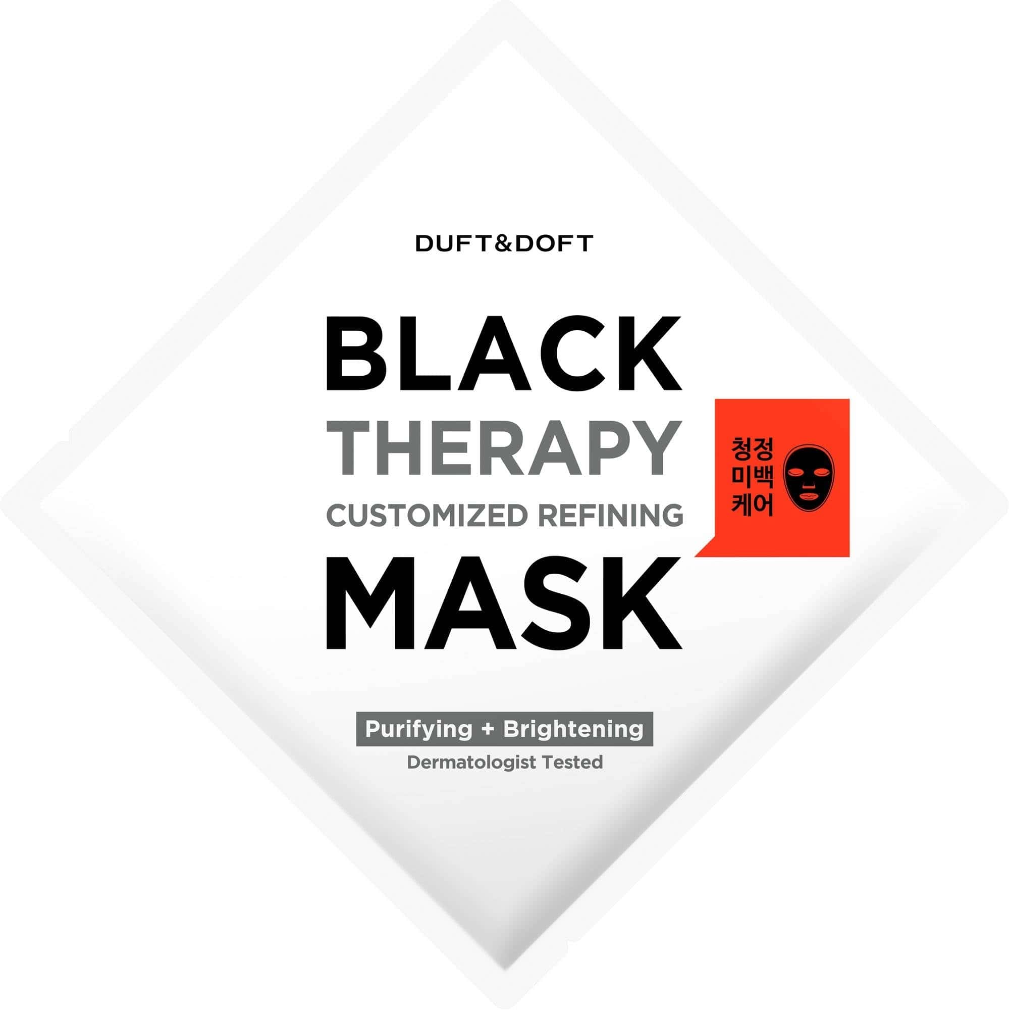 DUFT & DOFT Gesichtsmaske Black Therapy Customized Refining Mask 
