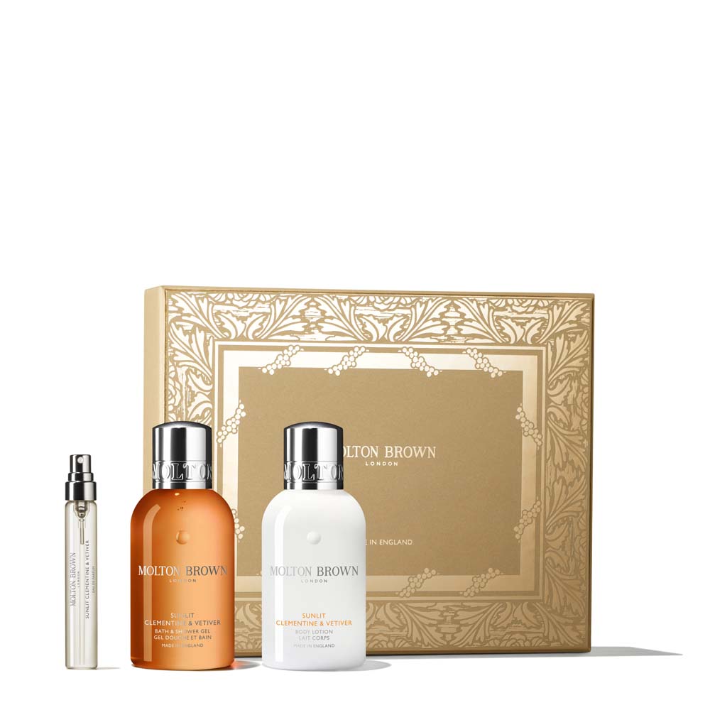 Molton Brown Sunlit Clementine & Vetiver Reise Geschenkset