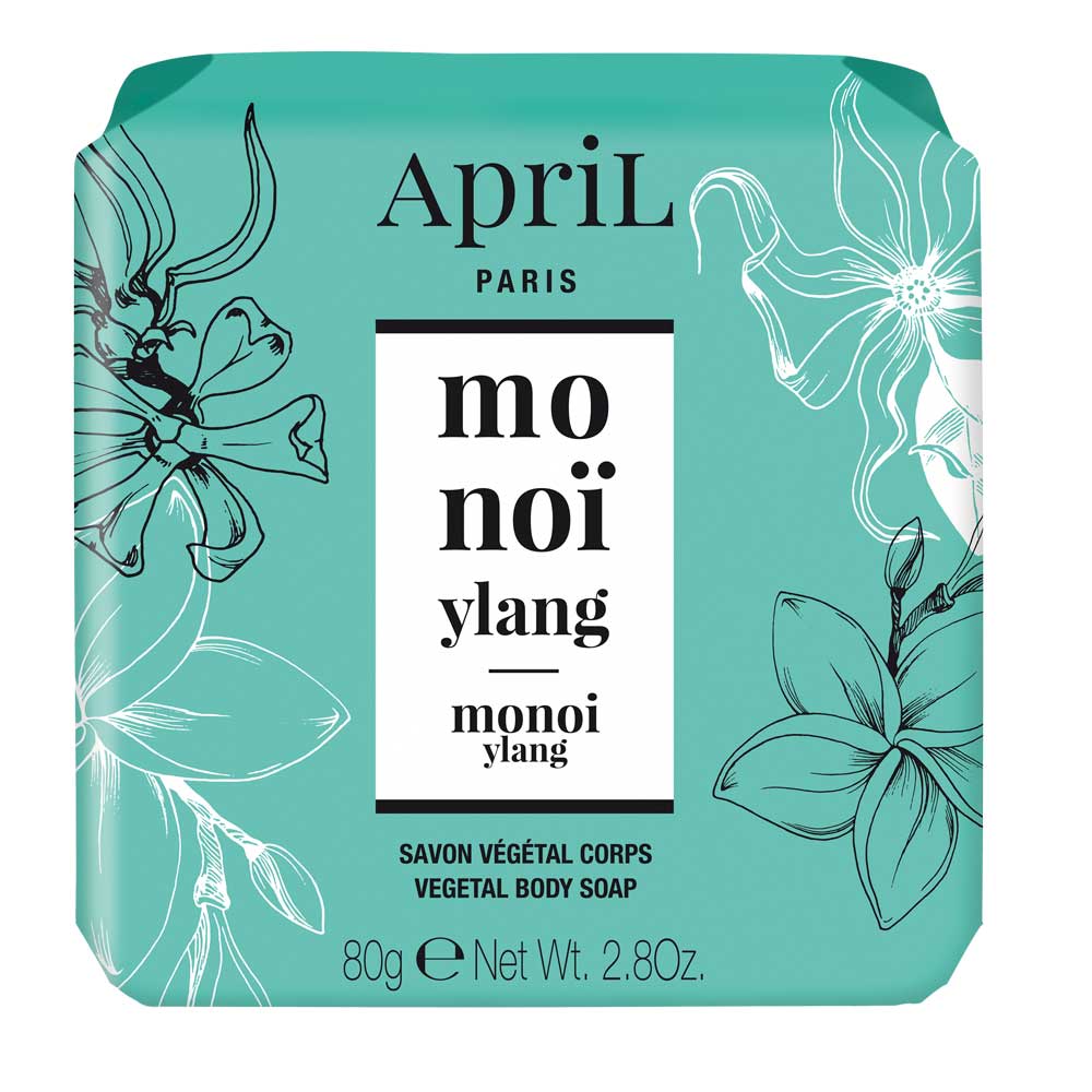 APRIL Monoi Ylang Vegetal Body Soap 80 g