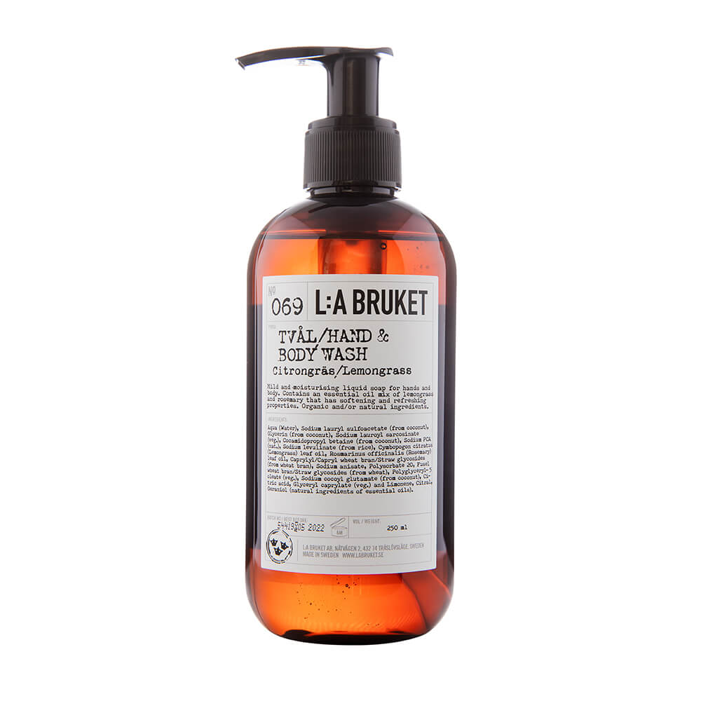L:A Bruket Hand- & Körperpflege 069 Hand & Body Wash Lemongrass 250 ml