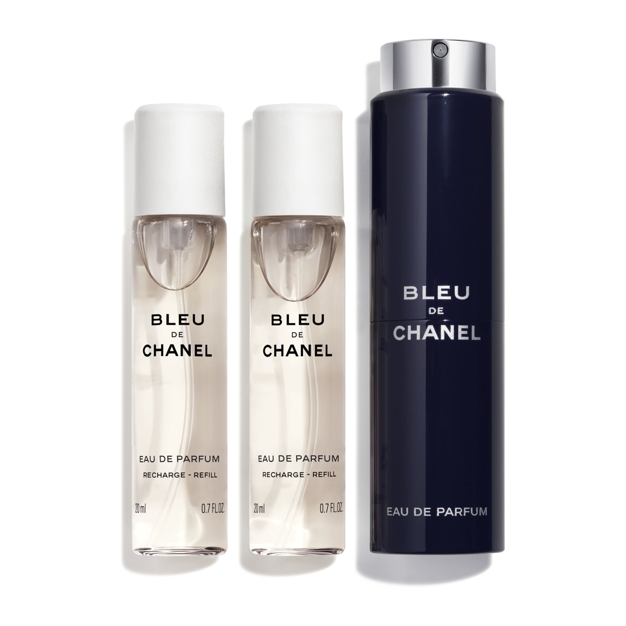 CHANEL BLEU DE CHANEL TWIST AND SPRAY REFILLABLE FLAKON – EAU DE PARFUM 60 ml