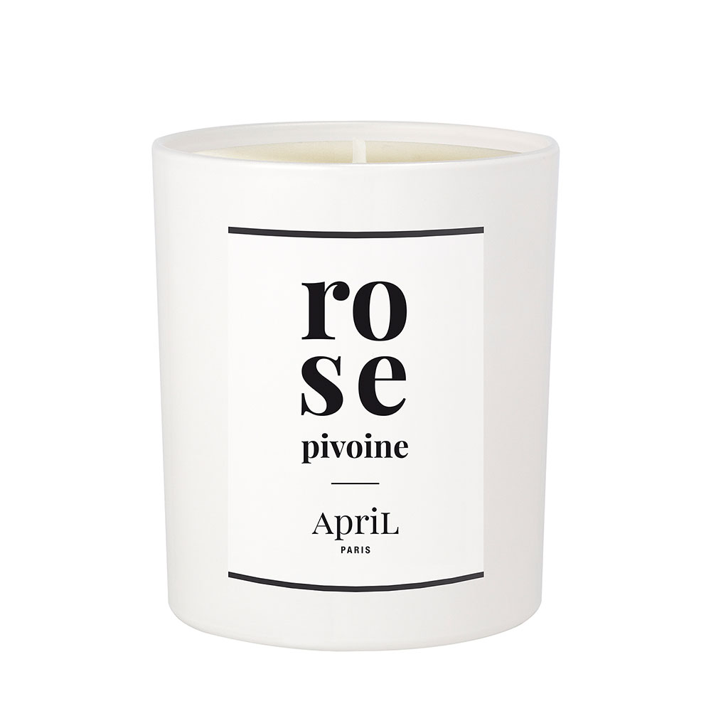 APRIL Rose Peony Scented Candle 100 g