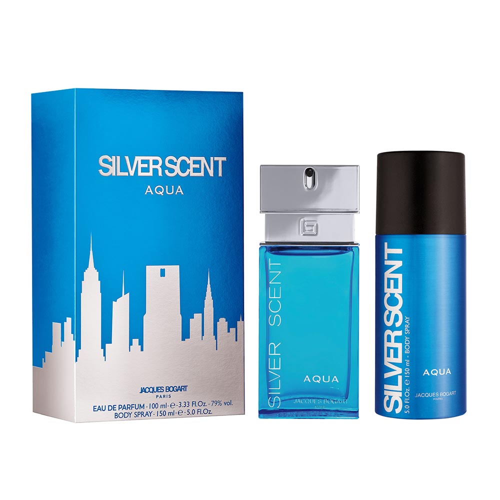 JACQUES BOGART () Silver Scent AQUA Eau de Parfum Set