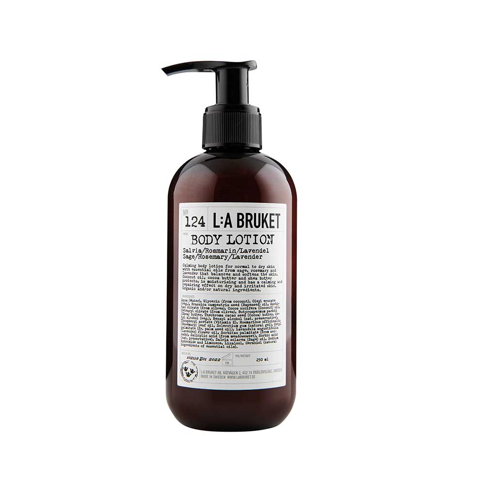 L:A Bruket Körperpflege 124 Body Lotion Sage/Rosemary/Lavender 240 ml
