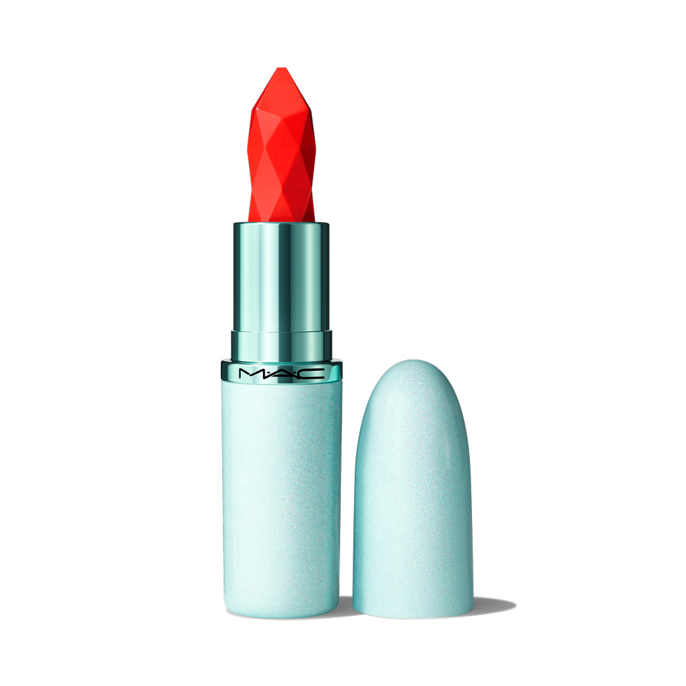 Mac Holiday Collection Macximal Satin Lipstick Unexpected Red3 g