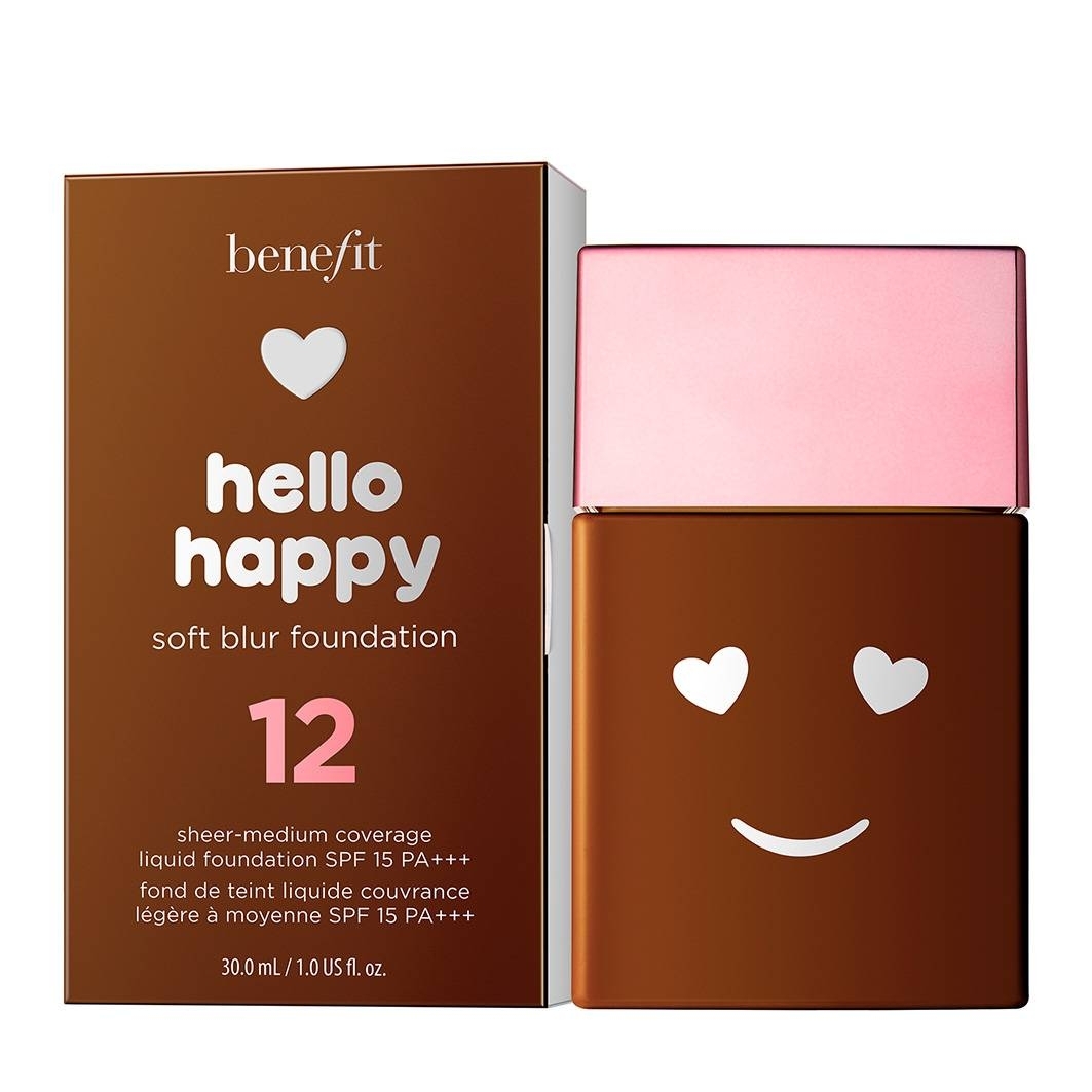 Benefit Teint Hello Happy soft blur foundation Nr. 12 - DARK WARM30 ml