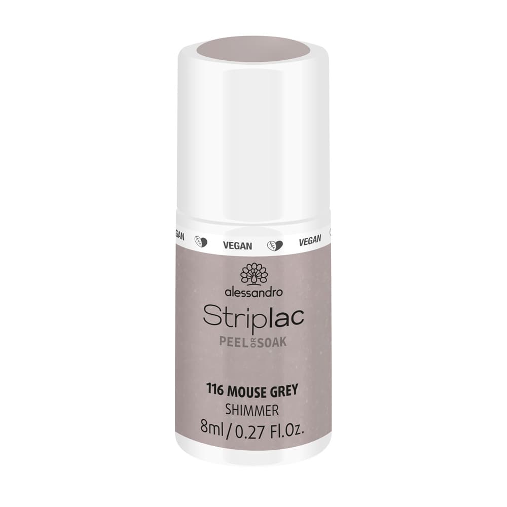 alessandro Striplac STRIPLAC PEEL OR SOAK - VEGAN Mouse Grey8 ml