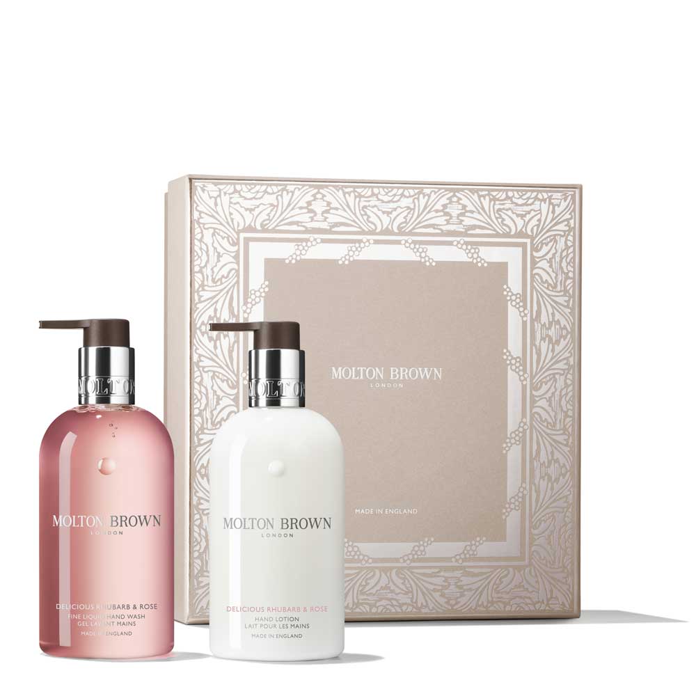 Molton Brown Delicious Rhubarb & Rose Handpflegeset