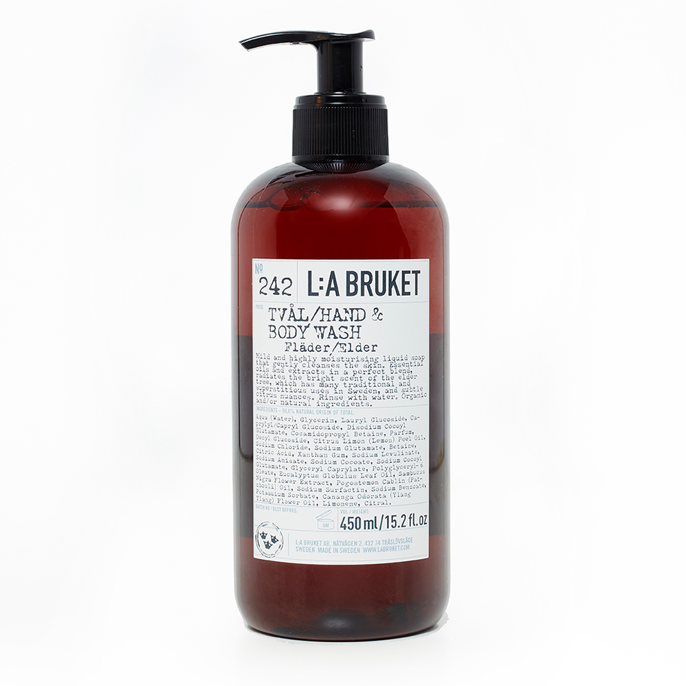 L:A Bruket Hand- & Körperpflege 242 Hand & Body Wash Elder Cosmos Natural Certified 450 ml
