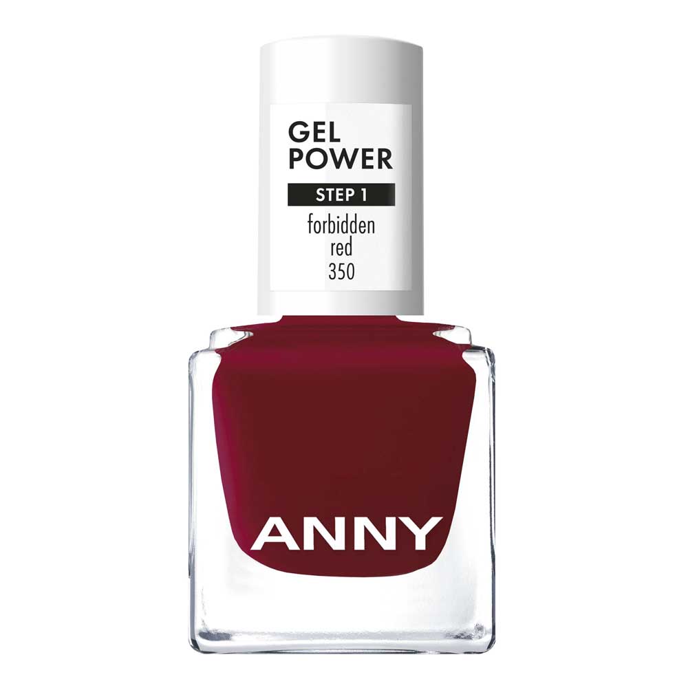 ANNY Gel Power Nail Polish Forbidden Red8 ml